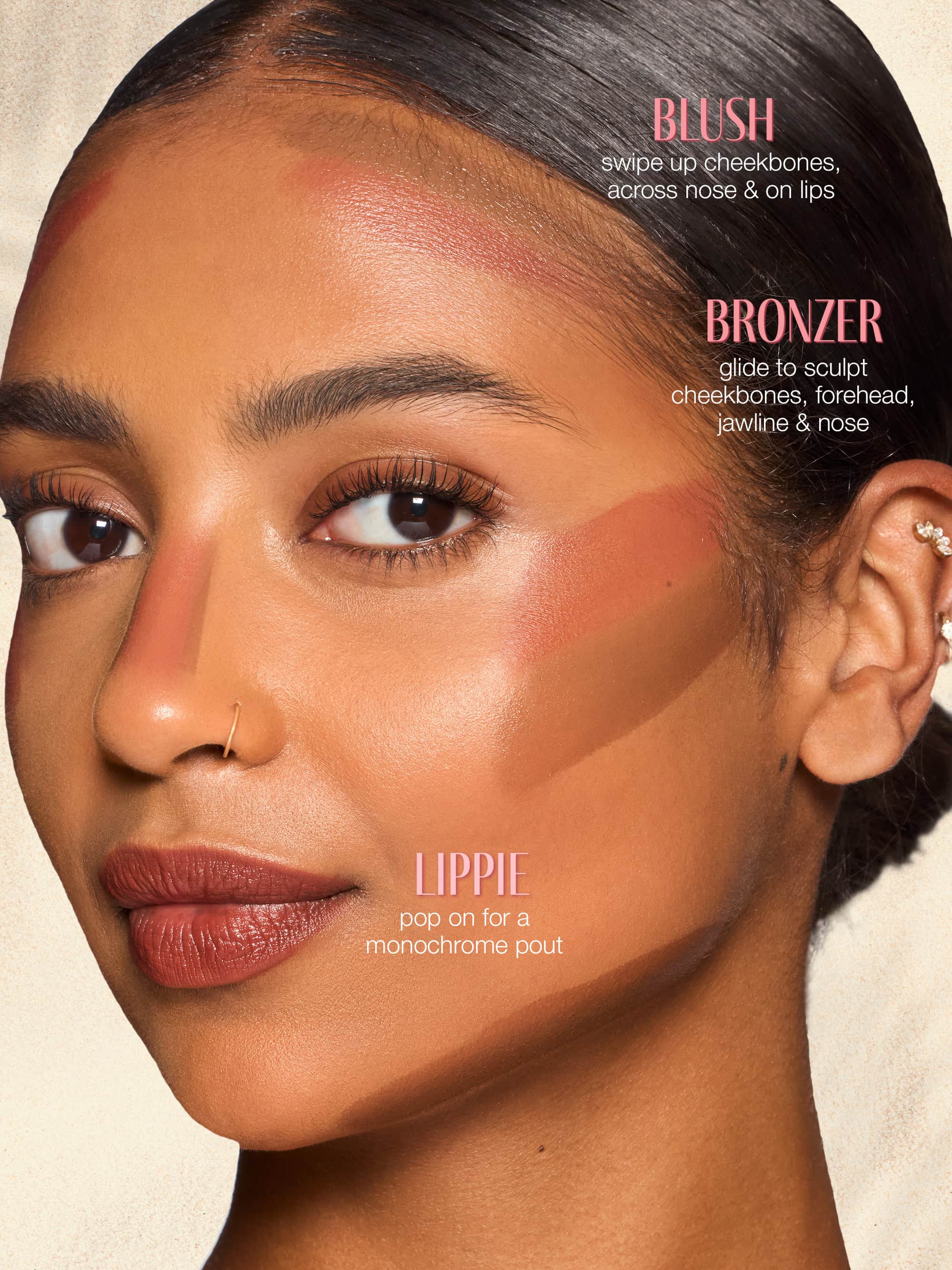 maracuja juicy blush & bronzer multi-stick + brush - Image 5